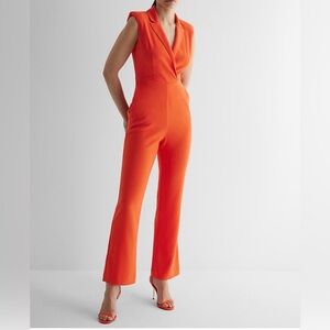 Express Orange Jumpsuit Size 12